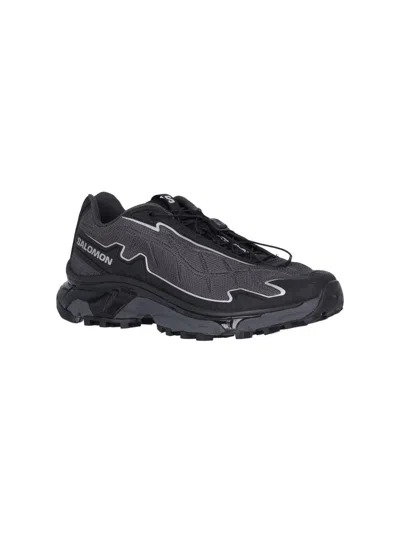 Salomon Black Xt-slate Sneakers In Black