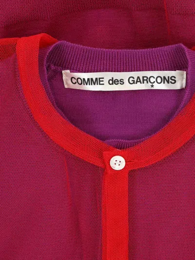 Shop Comme Des Garçons Sweaters In Purple