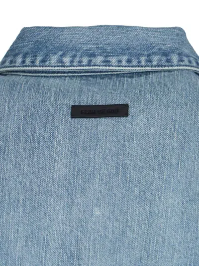 Fear Of God Denim Trucker Casual Jackets And Parka Blue In Blue