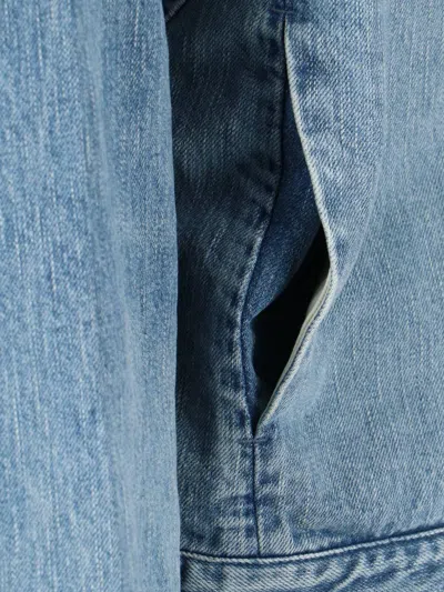 Fear Of God Denim Trucker Casual Jackets And Parka Blue In Blue