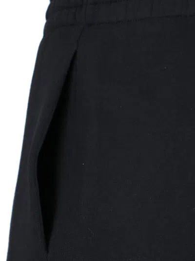 Fear Of God Straight-leg Sporty Pants With Signature Logo In Black