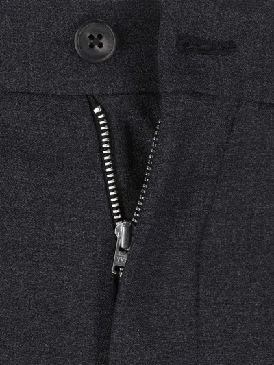Our Legacy High-waisted Wool Chino Trousers With Straight Fit In Grey