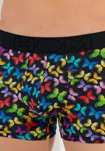 Hom Butterfly Boxer Briefs In Multico Print