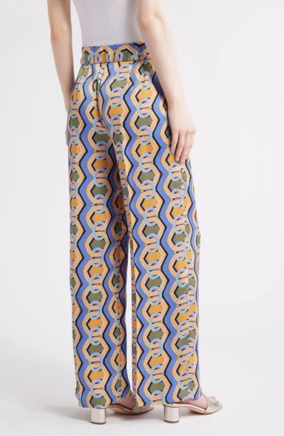 Tahari Asl Women's Printed Wide-leg Pants In Multi
