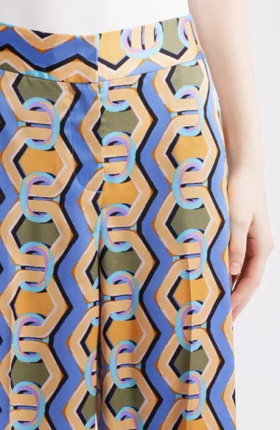 Tahari Asl Women's Printed Wide-leg Pants In Multi