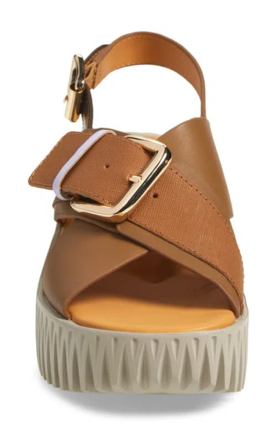 4ccccees Plia Juno Platform Slingback Sandal In Taupe