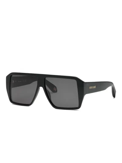 Roberto Cavalli Unisex Sunglasses In Black