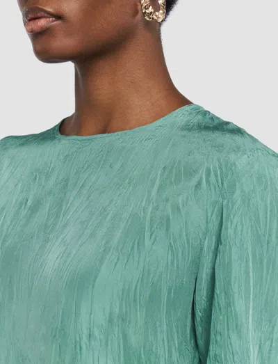 Joseph Brunet Habotai Silk Top In Blue