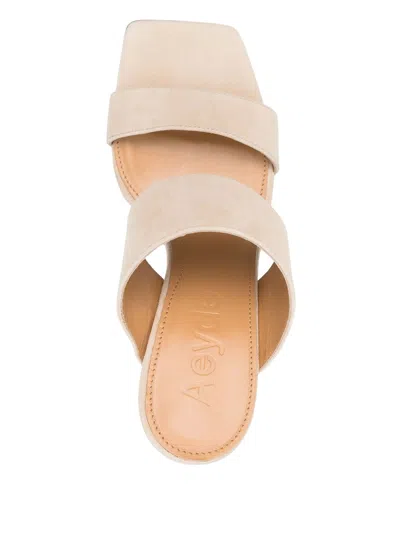 Aeyde Square Toe High Heel Sandals