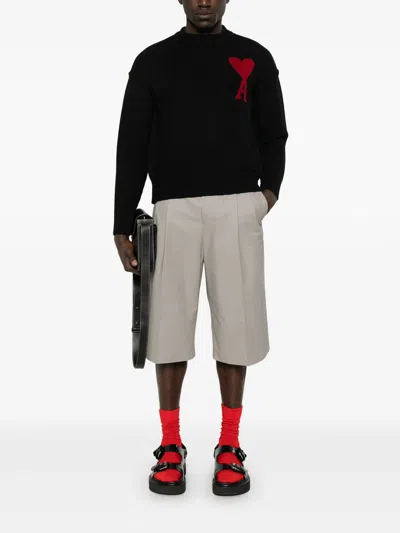 Ami Alexandre Mattiussi Ami Paris Loose Large Bermuda Shorts