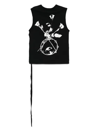 Ann Demeulemeester Black Biba Sleeveless Tank Top