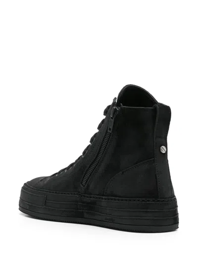 Ann Demeulemeester Woman Sneakers Black Size 6 Leather