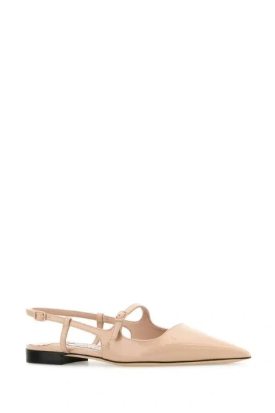 Jimmy Choo Didi Patent Leather Slingback Flats