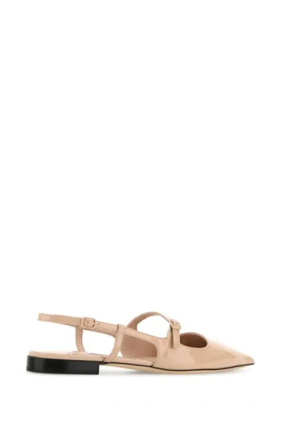 Jimmy Choo Didi Patent Leather Slingback Flats
