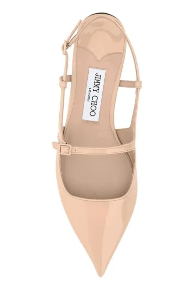 Jimmy Choo Didi Patent Leather Slingback Flats