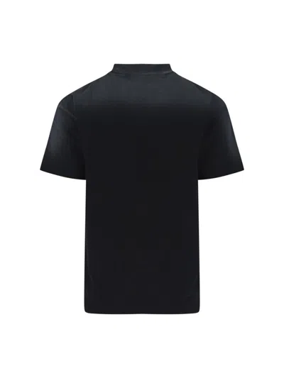 Palm Angels Paradise Print T-shirt In Black