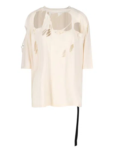 Shop Rick Owens Drkshdw T-shirts And Polos In White