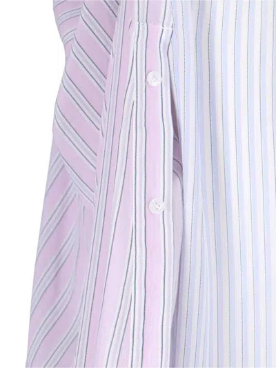 Alexander Wang Large Pants In Silk In Blue