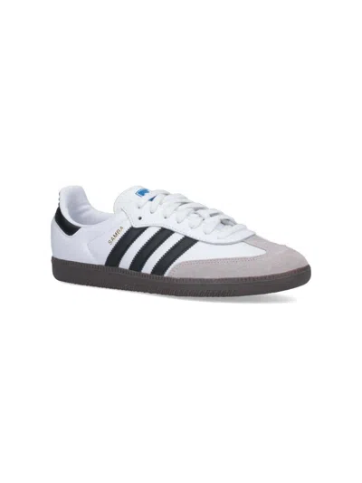 Adidas Originals Samba Decon Leather Low-top Sneakers In White