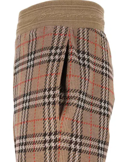 Burberry Sports Trousers In Brown