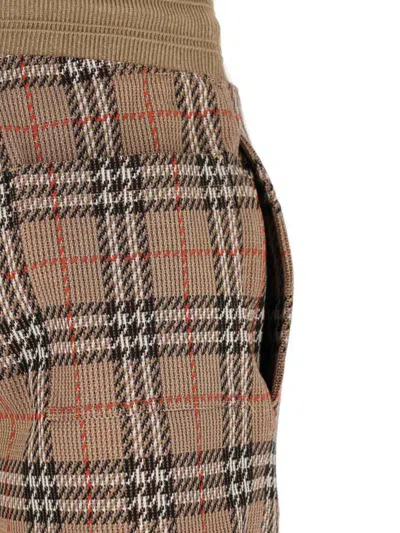 Burberry Sports Trousers In Brown