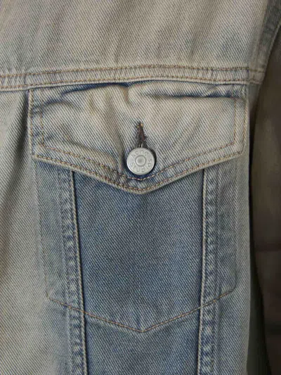 Acne Studios Oversized Denim Jacket In Denim Light Blue
