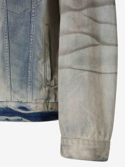 Acne Studios Oversized Denim Jacket In Denim Light Blue