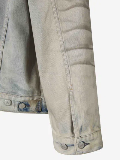 Acne Studios Oversized Denim Jacket In Denim Light Blue