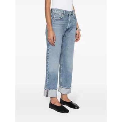 Agolde Lana Rigid Mid-rise Straight-leg Jeans