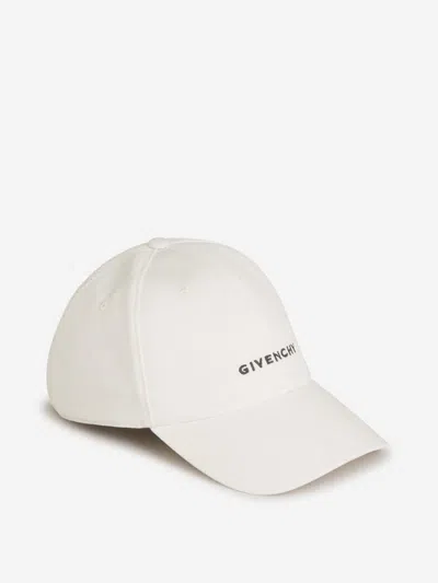 Givenchy Cotton Logo Cap In White