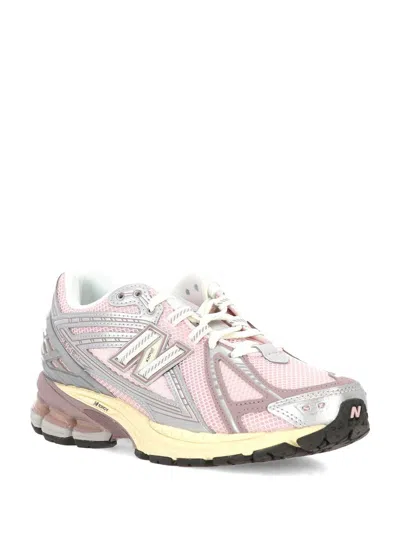 New Balance Pink Low Top Sneakers With Logo Patch On Side And Tongue And Perforated Panels In Tech Fabric Unisex In Multi