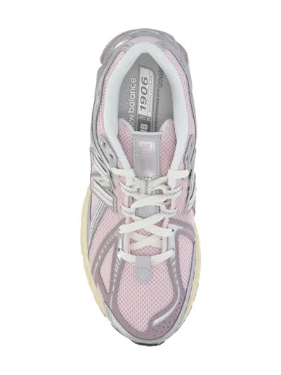 New Balance Pink Low Top Sneakers With Logo Patch On Side And Tongue And Perforated Panels In Tech Fabric Unisex In Multi
