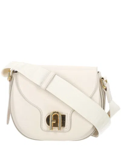 Furla Shoulder Bags With Adjustable Strap And Gold-tone Hardware In Neutral