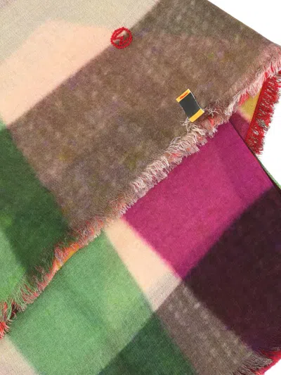 Talking Walls Geometric-print Scarf In Multicolor