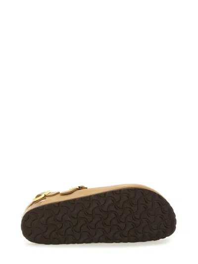 Birkenstock Beige Suede Tokio Ii Slippers In Beige