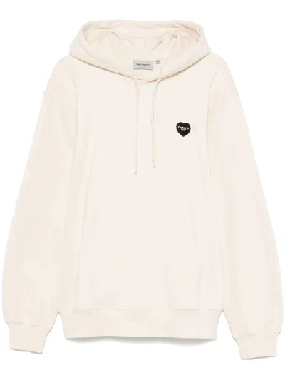 Carhartt Crewneck Sweater With Front Pocket And Hood
