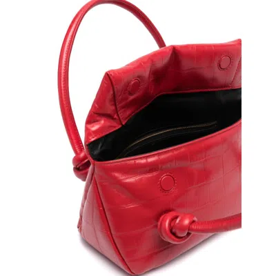 Jil Sander Small Crocodile-effect Shoulder Bag