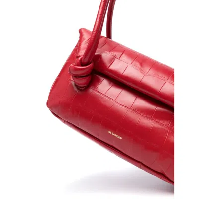 Jil Sander Small Crocodile-effect Shoulder Bag