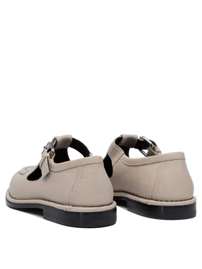 Pierre Hardy Buckled Leather Loafers In Gray