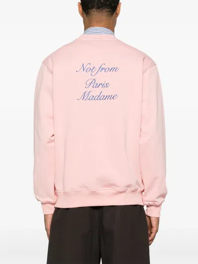 Drôle De Monsieur Drole De Monsieur Le Sweatshirt Slogan Cursive