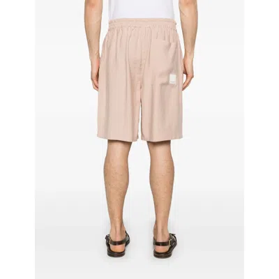 Emporio Armani Soft-touch Modal Bermuda Shorts With Peace-inspired Print
