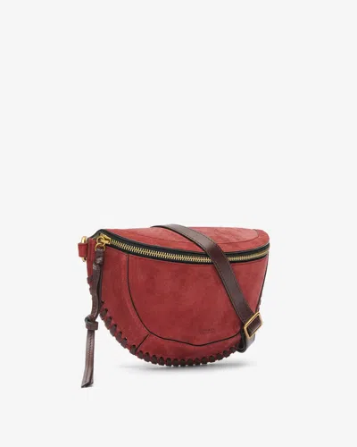 Isabel Marant Skano Xo Capsule Suede Belt Bag In Berry