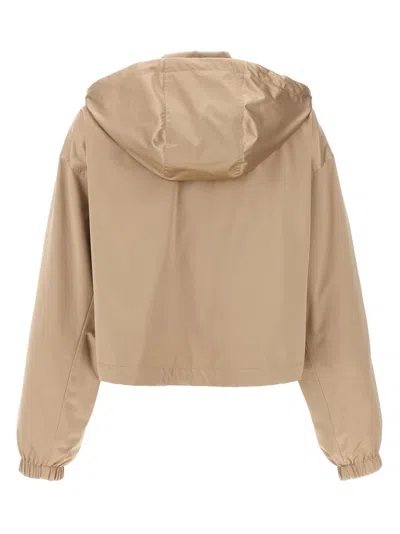 Fendi Cappuccino Polyester Windbreaker