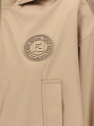 Fendi Cappuccino Polyester Windbreaker