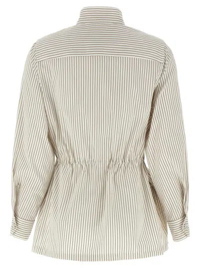 Fendi C.p.company Wool Knitwear Cardigan In White