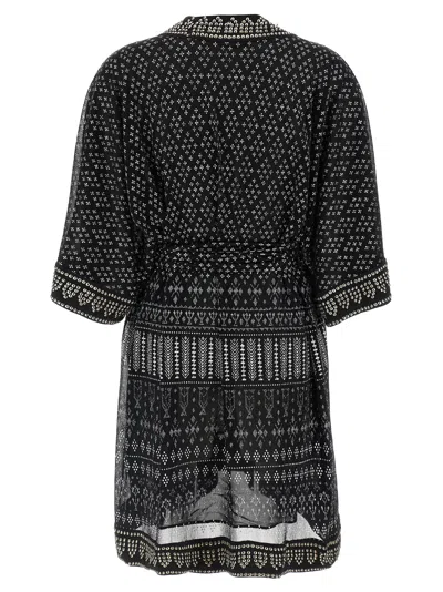Isabel Marant Dress 'nawel' V-neckline Belted Waist