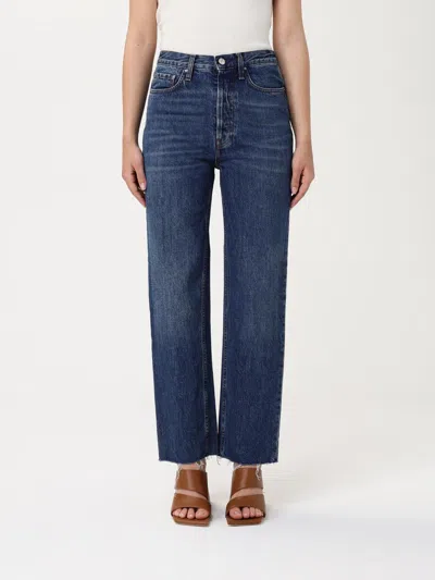 Totême Jeans Toteme Woman Color Blue In ブルー