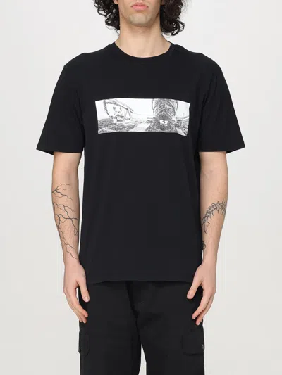 C.p. Company C.p.company Cotton T-shirt With Print In ブラック