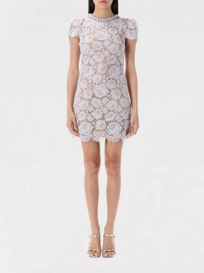 Self-portrait Lace Mini Dress In バイオレット