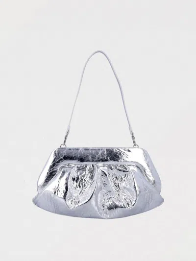 Themoirè Gea Pineapple Shoulder Bag In Silver